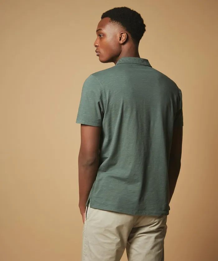 Men Hartford TShirts and Polos Forest Slub Jersey Polo