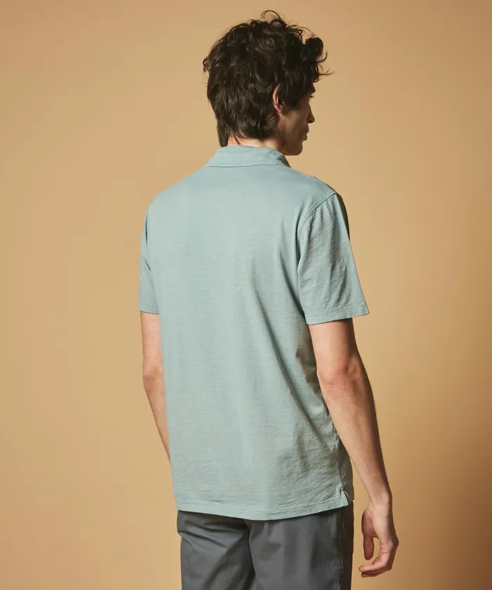 Men Hartford TShirts and Polos Oyster Slub Jersey Polo