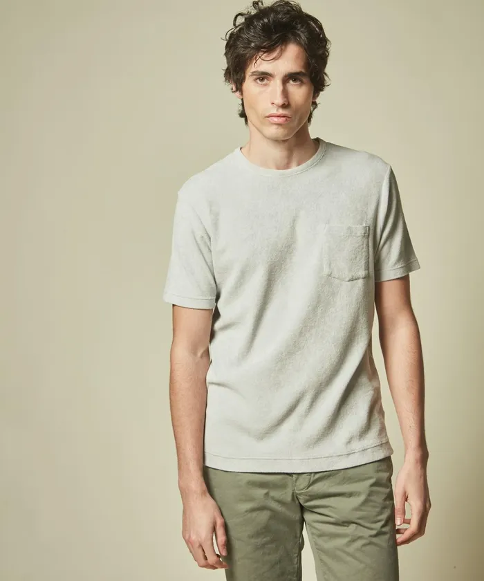 Men Hartford TShirts and Polos Stone Towelling TShirt