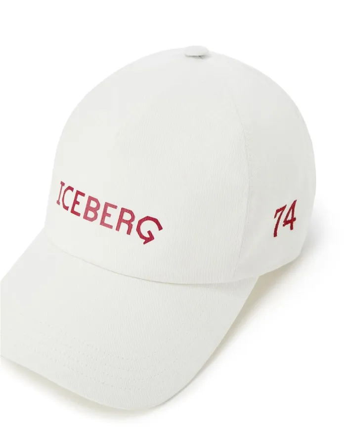 Men Hats Iceberg Baseball Cap With Contrasting Logo Men Hats Iceberg Baseball Cap With Contrasting Logo