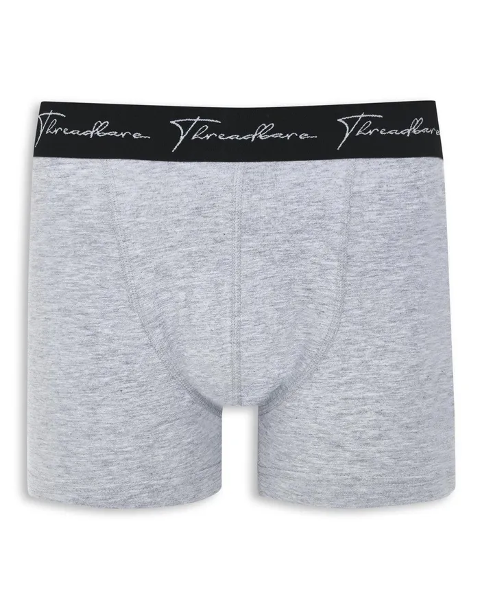Men Hipster Fit Boxer Shorts 5 Pack Multi Threadbare Underwear