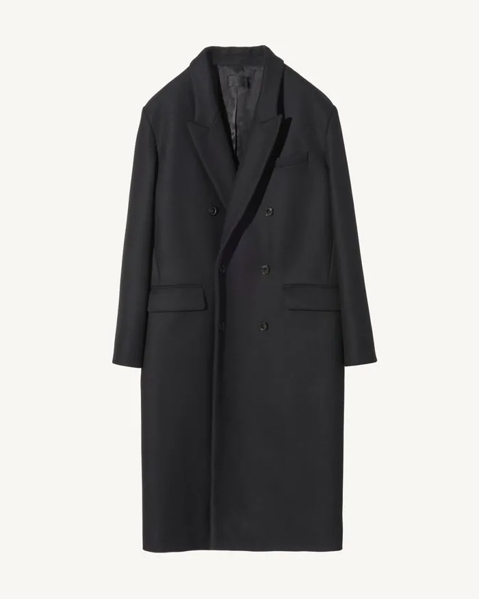 Men Jackets and Coats Nili Lotan CERNIK COAT Black