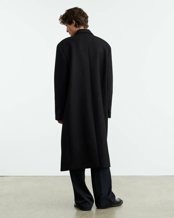 Men Jackets and Coats Nili Lotan CERNIK COAT Black
