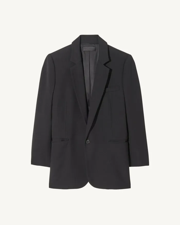 Men Jackets and Coats Nili Lotan DUMAS BLAZER Black