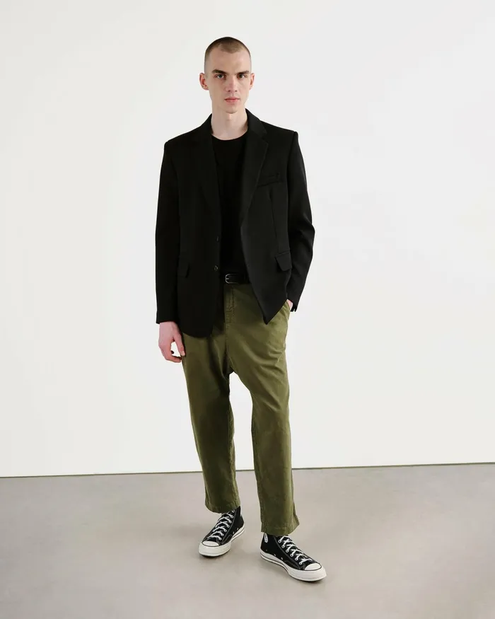 Men Jackets and Coats Nili Lotan DUMAS BLAZER Black