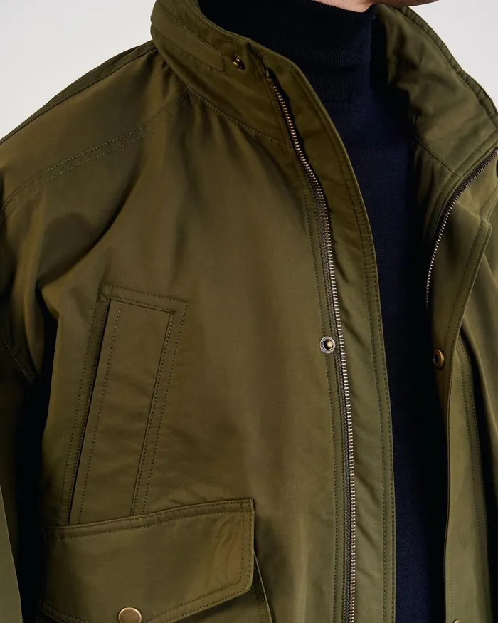 Men Jackets and Coats Nili Lotan THEO JACKET Olive Green