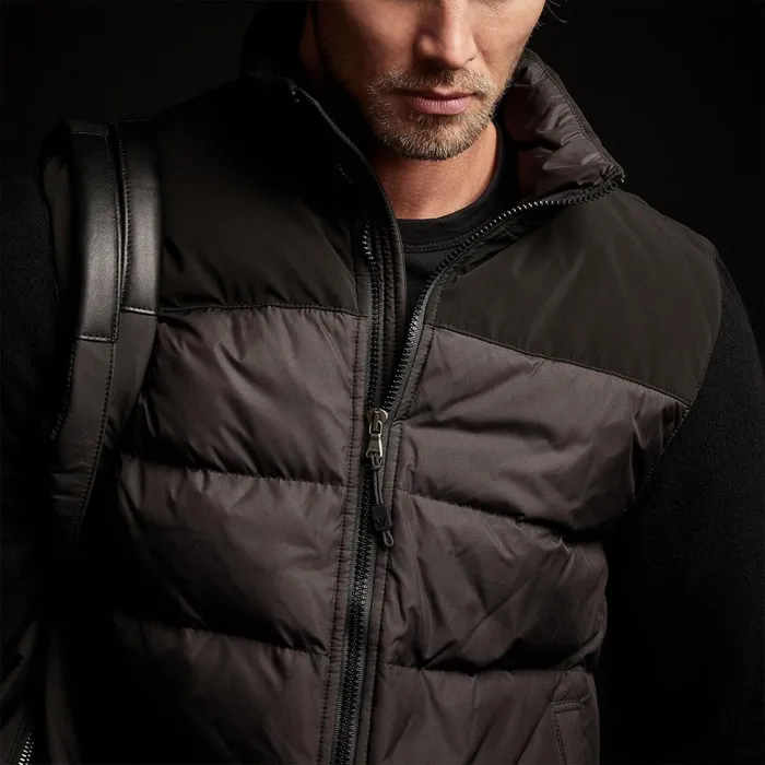 Men JacketsOuterwear James Perse Luxury Down Front Zip Sweater Black