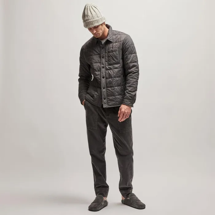 Men JacketsOuterwear James Perse Quilted Shirt Jacket Carbon