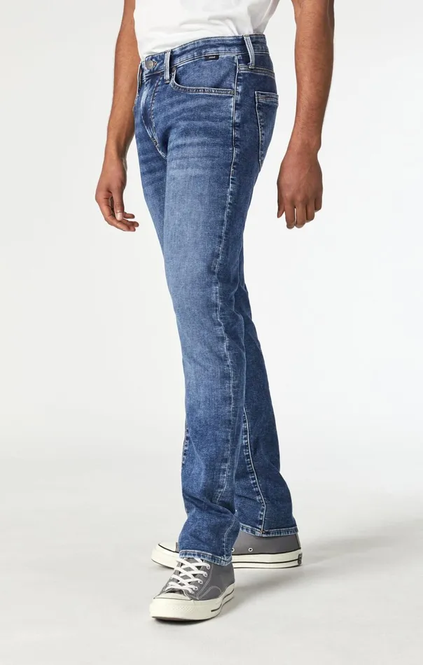 Men Jake Slim Leg In Dark Sky Athletic Mavi Jeans Denim