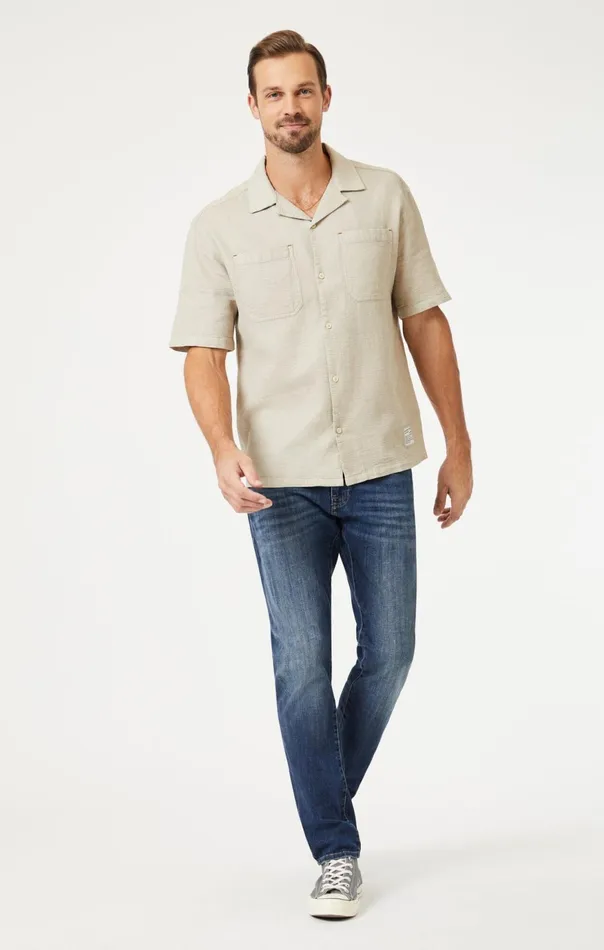 Men Jake Slim Leg In Mid Used Williamsburg Mavi Jeans Denim