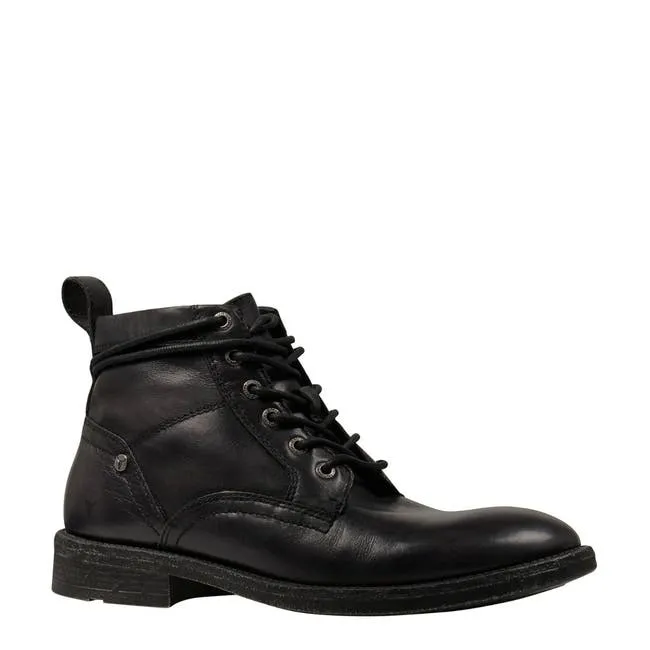 Men Jensen Black Leather Boots Windsor Smith Boots