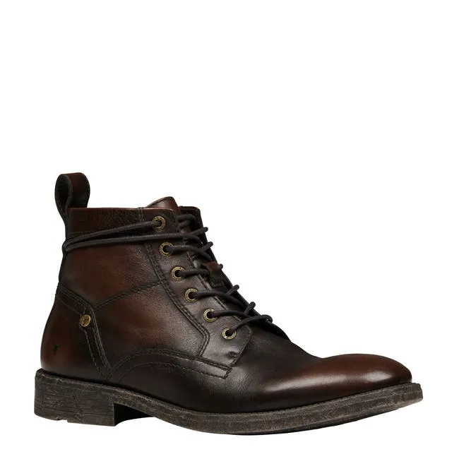 Men Jensen Tobacco Leather Boots Windsor Smith Boots