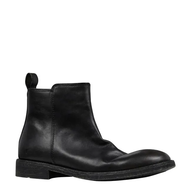 Men Julius Black Leather Boots Windsor Smith Boots