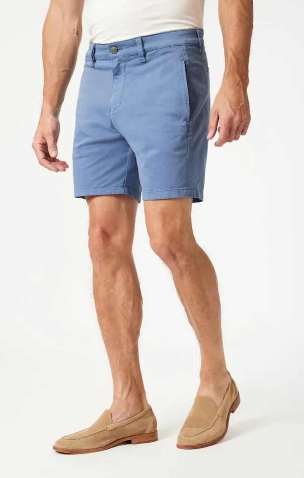 Men Justin Shorts In Blue Horizon Twill Mavi Jeans Shorts Men Justin Shorts In Blue Horizon Twill Mavi Jeans Shorts