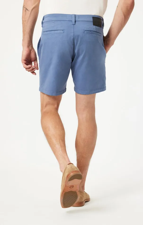 Men Justin Shorts In Blue Horizon Twill Mavi Jeans Shorts Men Justin Shorts In Blue Horizon Twill Mavi Jeans Shorts