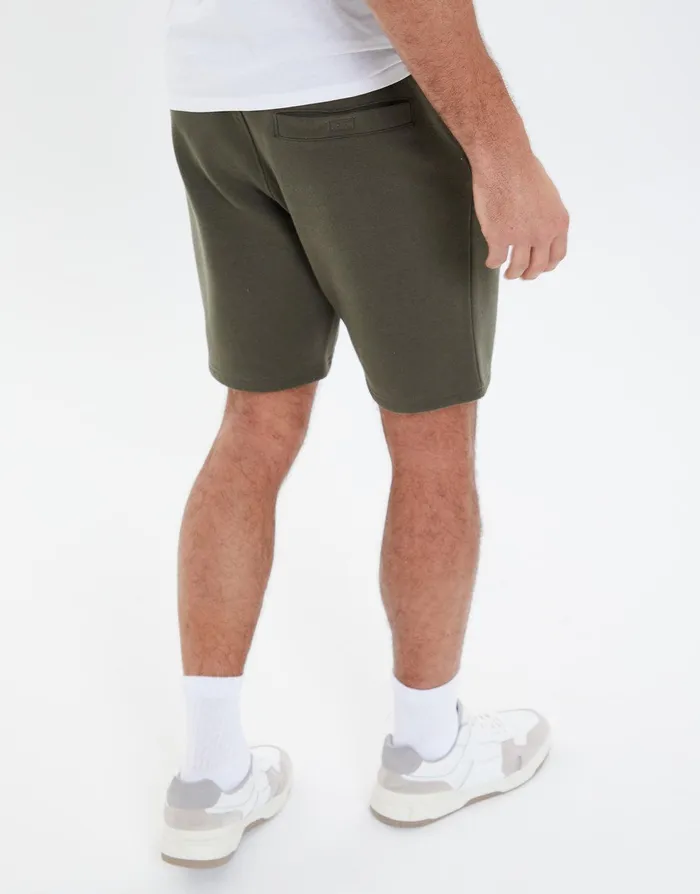 Men Khaki Fleece Shorts Khaki Threadbare Shorts Men Khaki Fleece Shorts Khaki Threadbare Shorts