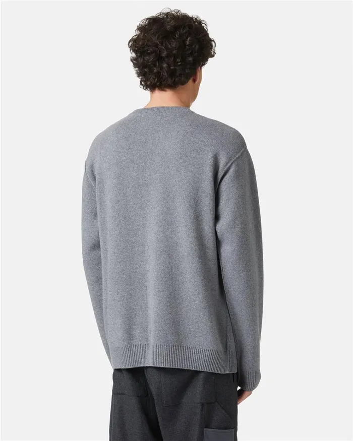 Men KNITWEAR Iceberg Crewneck Wool Blend Sweater Men KNITWEAR Iceberg Crewneck Wool Blend Sweater