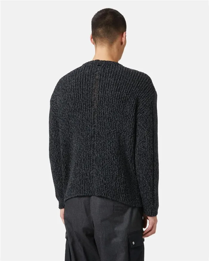 Men KNITWEAR Iceberg Gray Wool Blend Sweater Men KNITWEAR Iceberg Gray Wool Blend Sweater