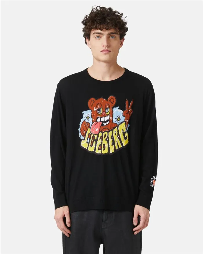 Men KNITWEAR Iceberg Sweater With Cartoon Graphics