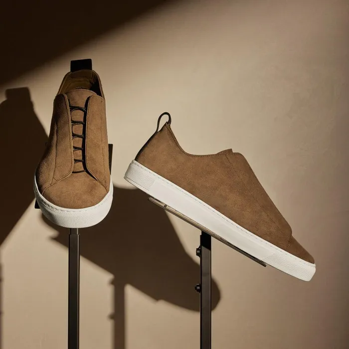 Men LaceUps James Perse Suede Solstice Sneaker String