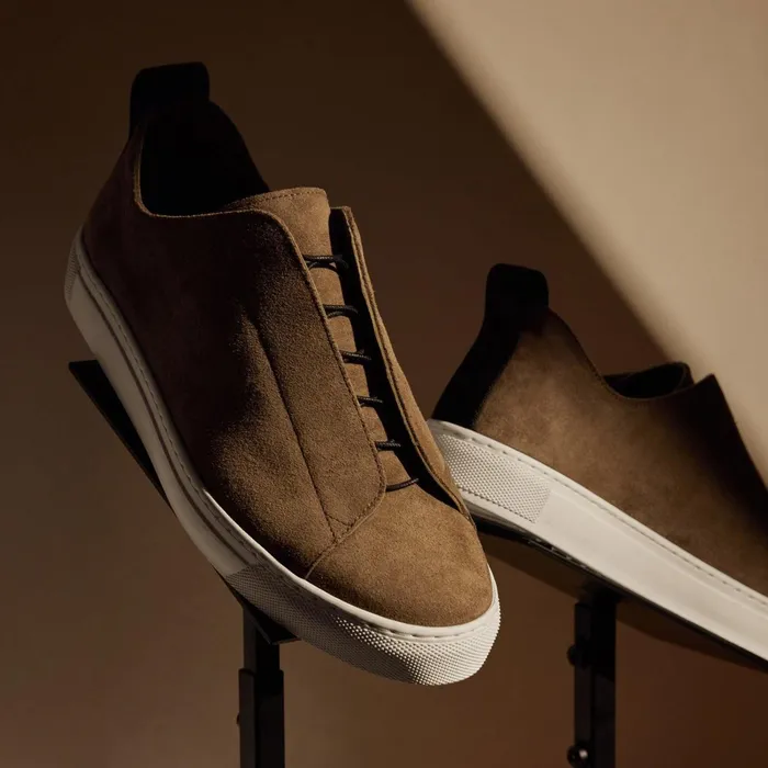 Men LaceUps James Perse Suede Solstice Sneaker String
