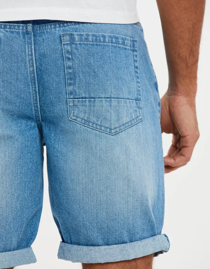 Men Light Wash Denim Shorts Light Wash Threadbare Shorts Men Light Wash Denim Shorts Light Wash Threadbare Shorts