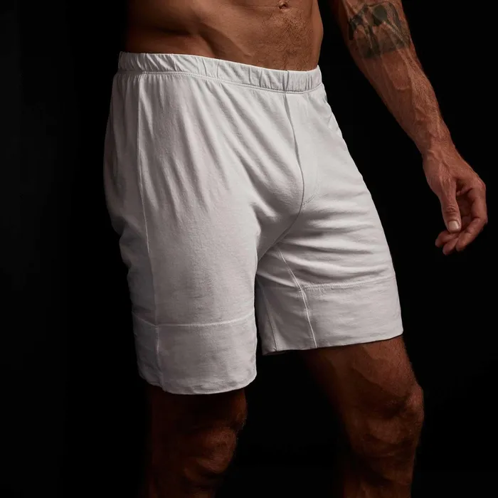 Men Lounge James Perse Boxer Short Classic Fit White