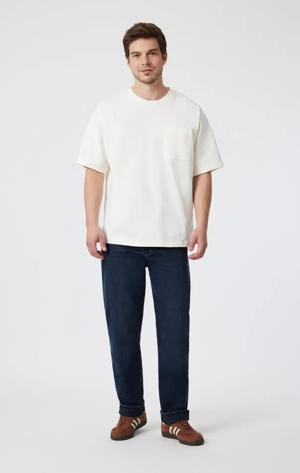 Men Marcel Loose Straight Leg Jeans In Ink Classic Blue Mavi Jeans Denim Men Marcel Loose Straight Leg Jeans In Ink Classic Blue Mavi Jeans Denim