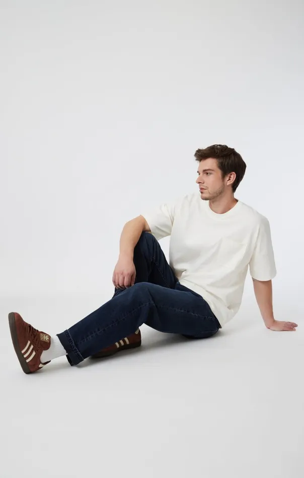 Men Marcel Loose Straight Leg Jeans In Ink Classic Blue Mavi Jeans Denim Men Marcel Loose Straight Leg Jeans In Ink Classic Blue Mavi Jeans Denim