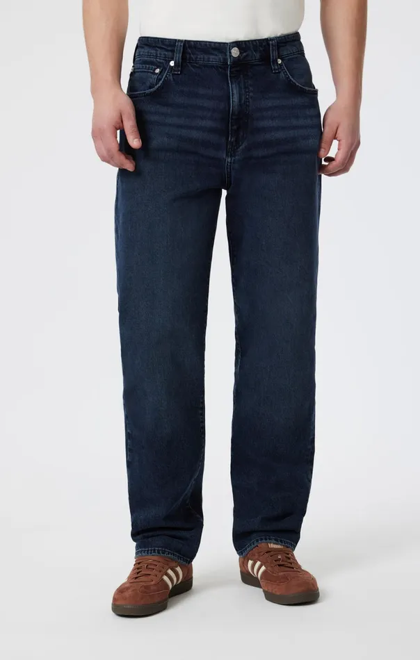 Men Marcel Loose Straight Leg Jeans In Ink Classic Blue Mavi Jeans Denim Men Marcel Loose Straight Leg Jeans In Ink Classic Blue Mavi Jeans Denim
