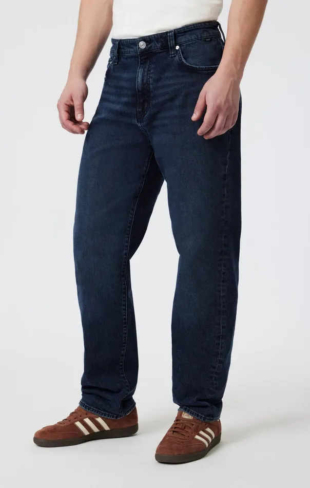 Men Marcel Loose Straight Leg Jeans In Ink Classic Blue Mavi Jeans Denim Men Marcel Loose Straight Leg Jeans In Ink Classic Blue Mavi Jeans Denim