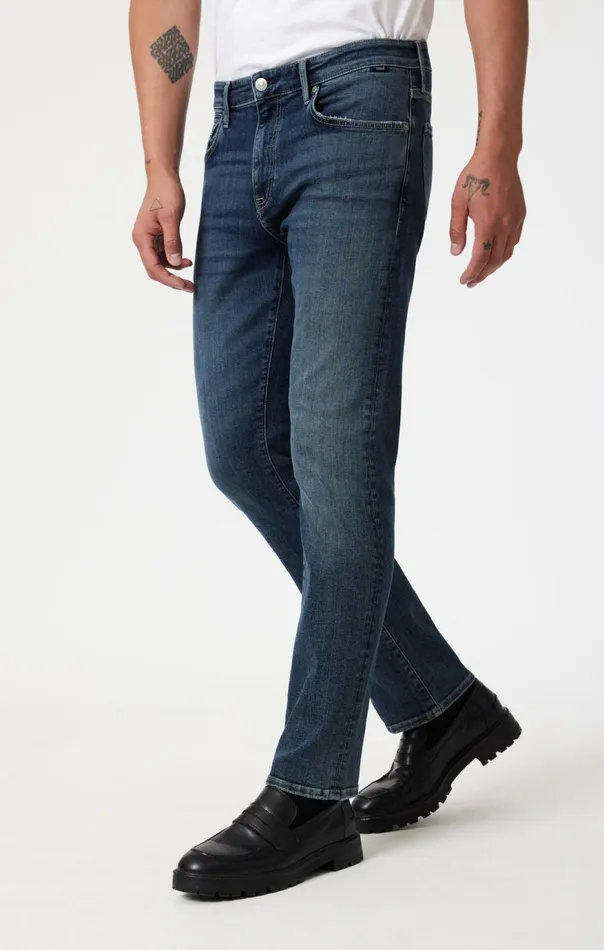 Men Marcus Slim Straight Leg In Dark Used Organic Vintage Mavi Jeans Denim Men Marcus Slim Straight Leg In Dark Used Organic Vintage Mavi Jeans Denim