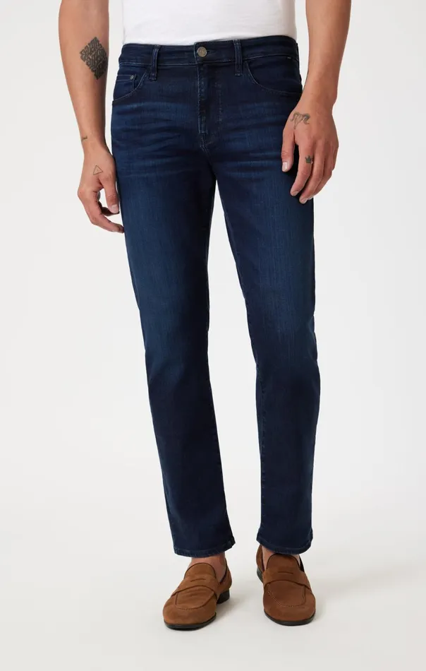 Men Matt Relaxed Straight Leg In Deep Indigo Supermove Mavi Jeans Denim Men Matt Relaxed Straight Leg In Deep Indigo Supermove Mavi Jeans Denim