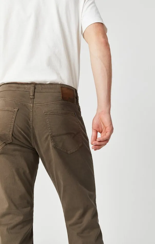 Men Matt Relaxed Straight Leg In Morel Sateen Twill Mavi Jeans Pants Men Matt Relaxed Straight Leg In Morel Sateen Twill Mavi Jeans Pants