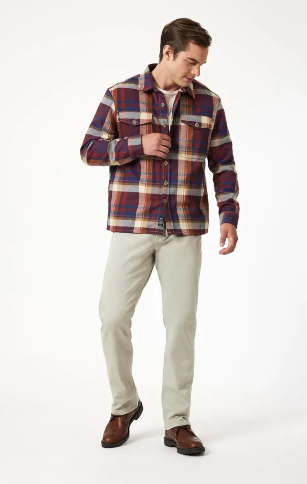 Men Matt Relaxed Straight Leg In Silver Casual Twill Mavi Jeans Pants Men Matt Relaxed Straight Leg In Silver Casual Twill Mavi Jeans Pants