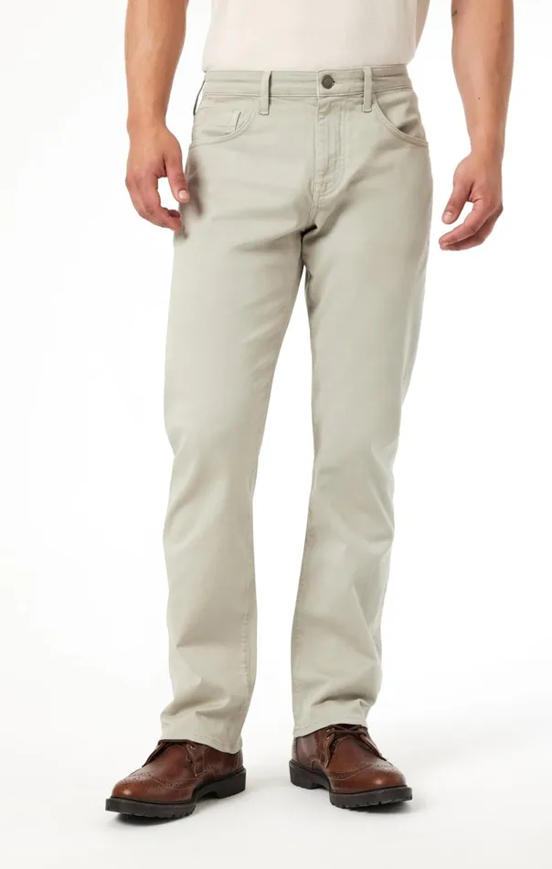 Men Matt Relaxed Straight Leg In Silver Casual Twill Mavi Jeans Pants Men Matt Relaxed Straight Leg In Silver Casual Twill Mavi Jeans Pants