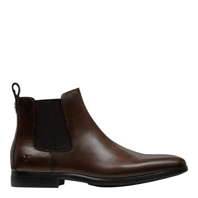 Men Matteo Brown Leather Boots Windsor Smith Boots