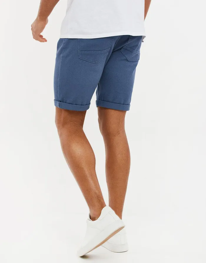Men Misty Blue Chino Shorts Misty Blue Threadbare Shorts Men Misty Blue Chino Shorts Misty Blue Threadbare Shorts