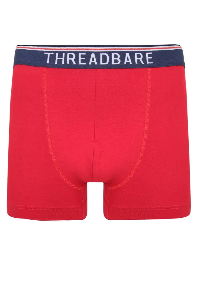 Men Multi Boxer Shorts 5 Pack Colour Mix Threadbare Underwear Men Multi Boxer Shorts 5 Pack Colour Mix Threadbare Underwear