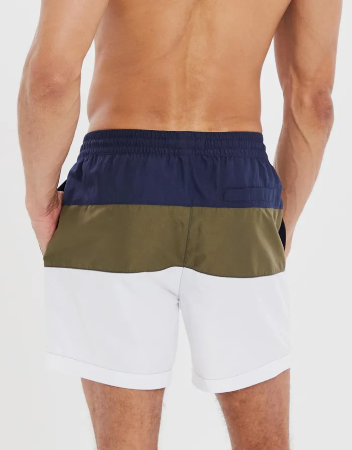 Men Multi Colourblock Swim Shorts Multi Threadbare Swimwear Men Multi Colourblock Swim Shorts Multi Threadbare Swimwear