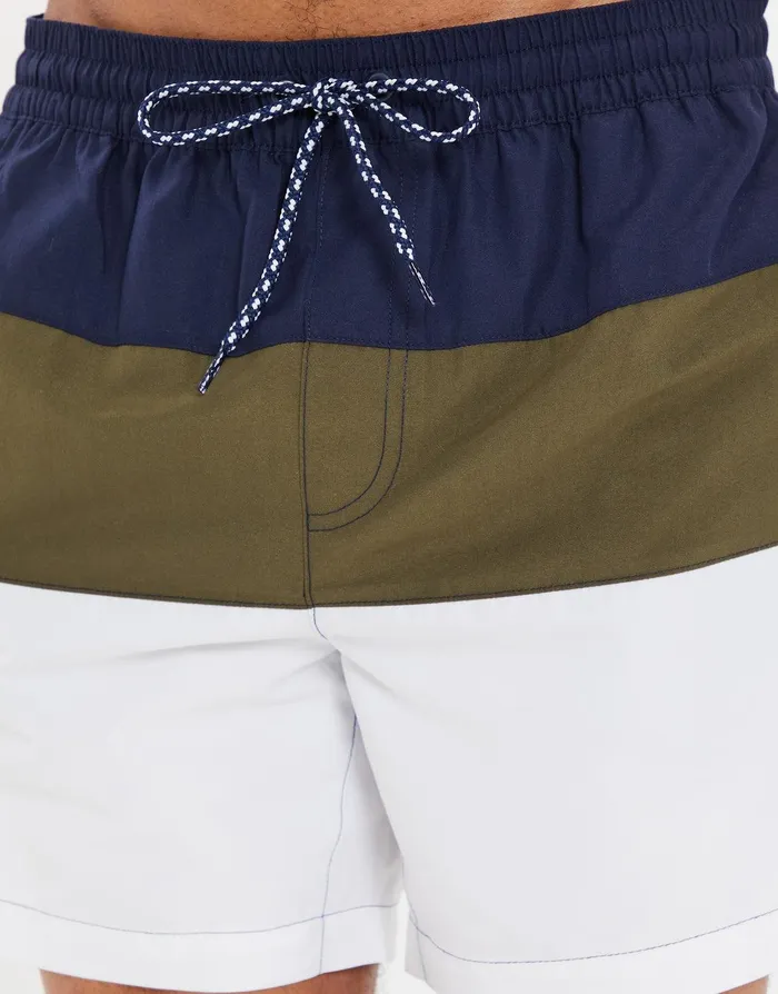 Men Multi Colourblock Swim Shorts Multi Threadbare Swimwear Men Multi Colourblock Swim Shorts Multi Threadbare Swimwear
