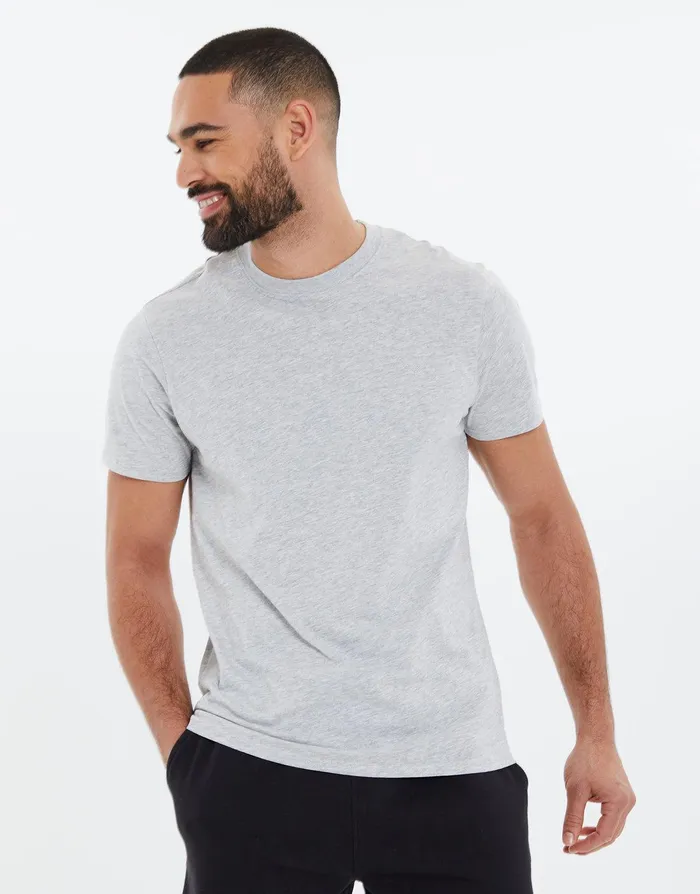Men Multi Essential Short Sleeve TShirts 5 Pack Multi Threadbare TShirts