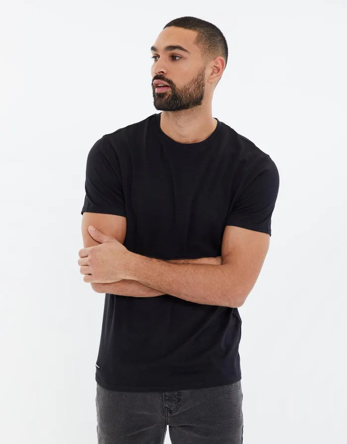 Men Multi Essential Short Sleeve TShirts 5 Pack Multi Threadbare TShirts