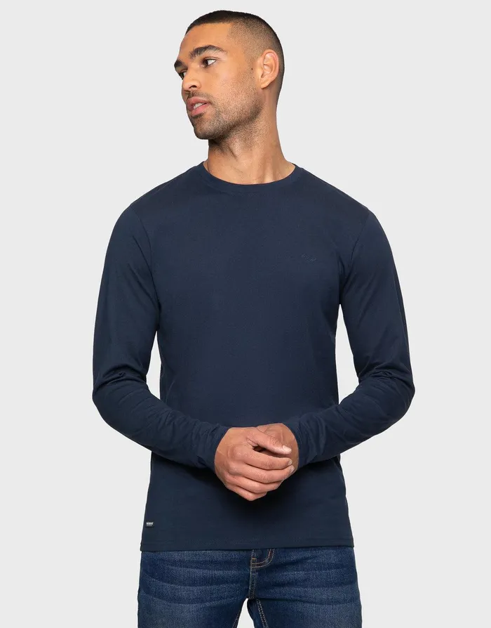 Men Multi Long Sleeve TShirts 5 Pack BlackNavyKhakiBugundyGinger Threadbare TShirts Men Multi Long Sleeve TShirts 5 Pack BlackNavyKhakiBugundyGinger Threadbare TShirts