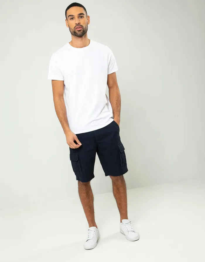 Men Navy Cargo Shorts Navy Threadbare Shorts Men Navy Cargo Shorts Navy Threadbare Shorts