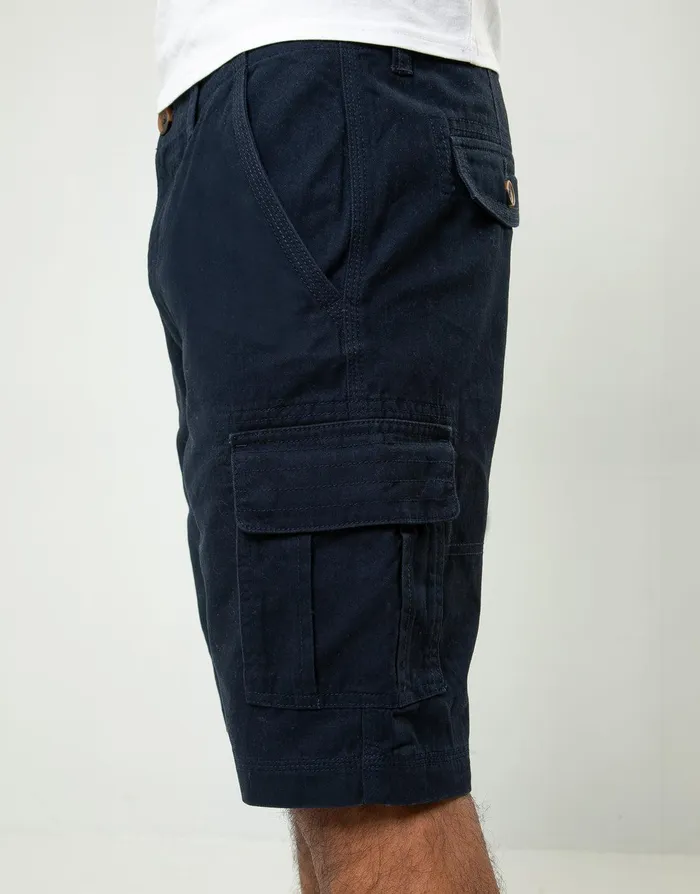 Men Navy Cargo Shorts Navy Threadbare Shorts Men Navy Cargo Shorts Navy Threadbare Shorts