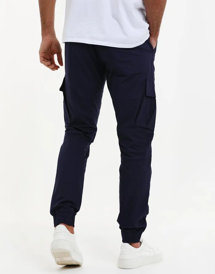 Men Navy Cargo Trousers Navy Threadbare Trousers and Cargos Men Navy Cargo Trousers Navy Threadbare Trousers and Cargos