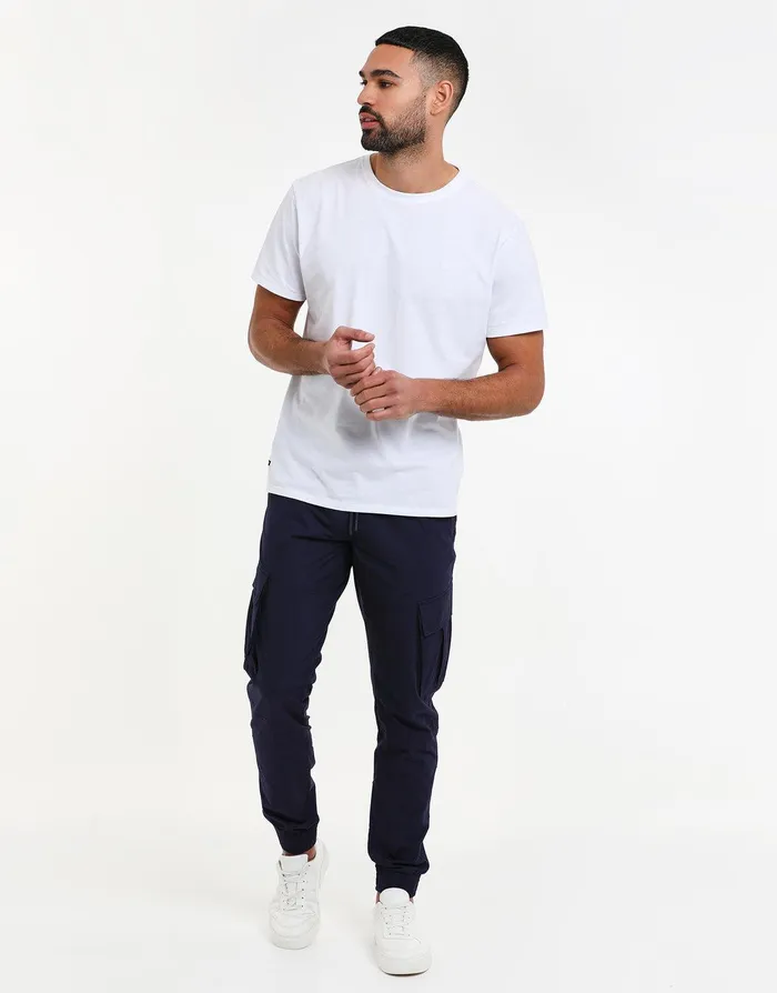 Men Navy Cargo Trousers Navy Threadbare Trousers and Cargos Men Navy Cargo Trousers Navy Threadbare Trousers and Cargos