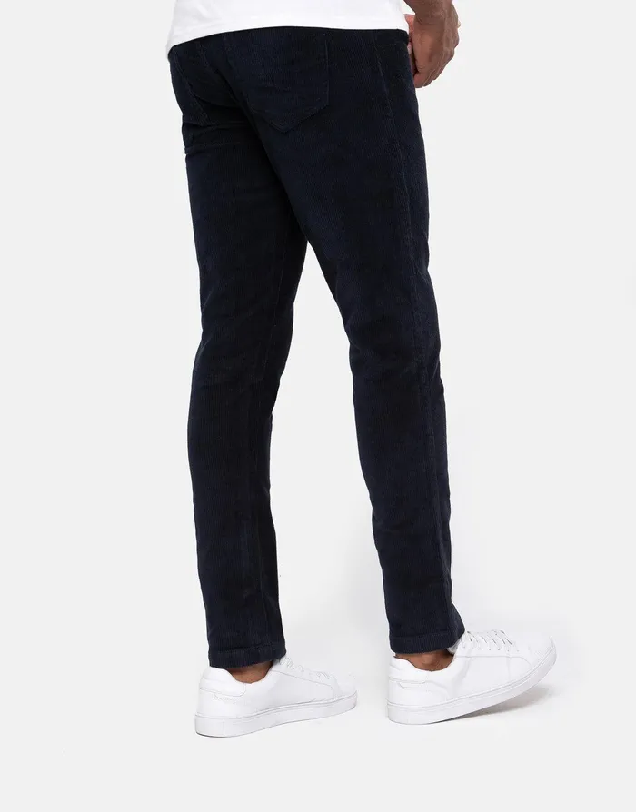 Men Navy Cord Trousers Navy Threadbare Trousers and Cargos Men Navy Cord Trousers Navy Threadbare Trousers and Cargos