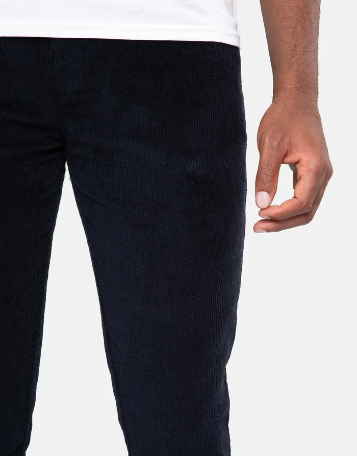 Men Navy Cord Trousers Navy Threadbare Trousers and Cargos Men Navy Cord Trousers Navy Threadbare Trousers and Cargos